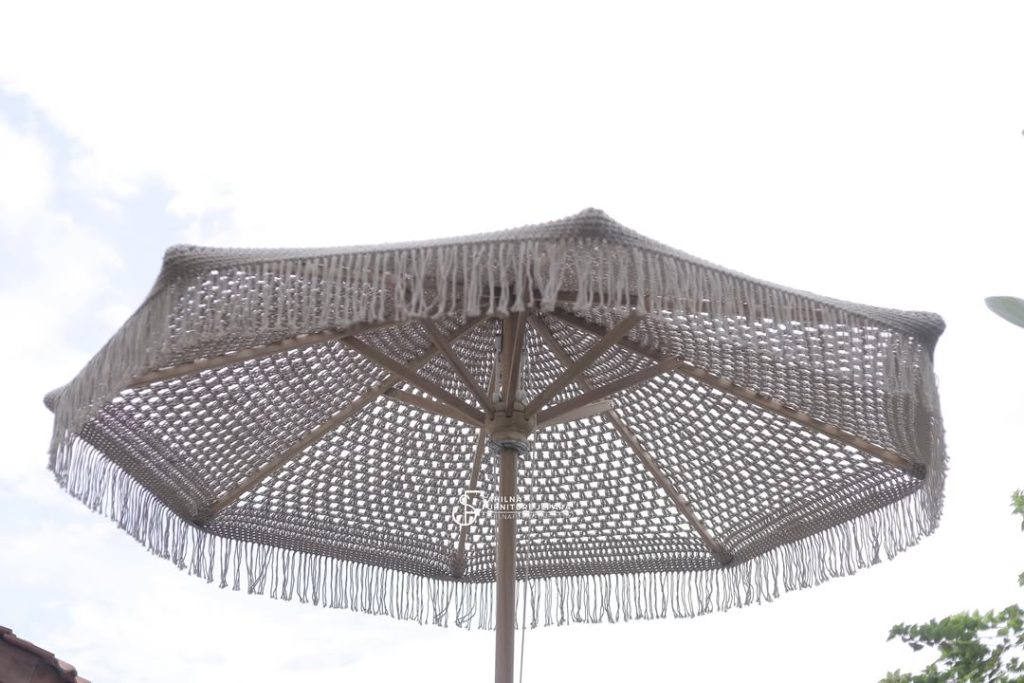 macrame parasol umbrella