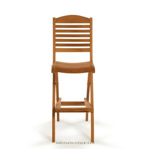 teak folding bar stool