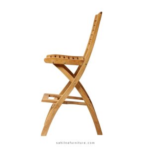 teak folding bar stool