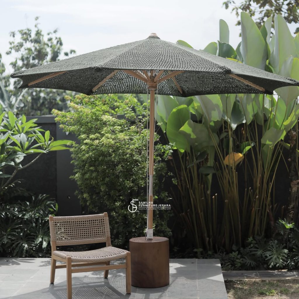 teak patio umbrella
