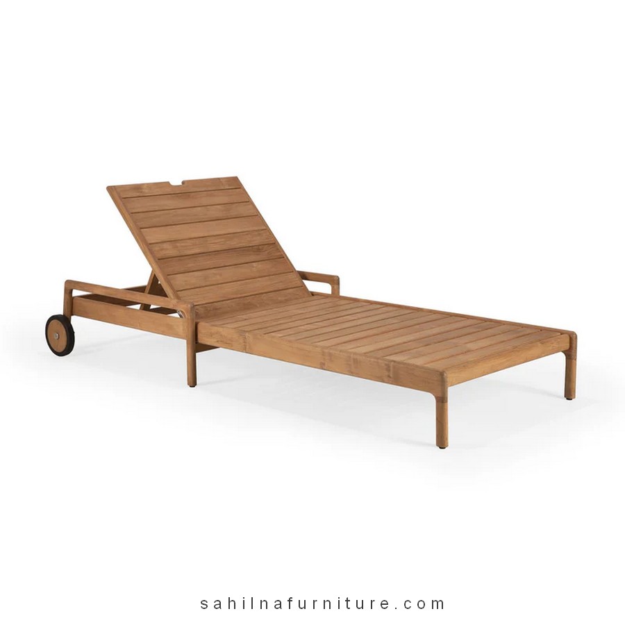 teak patio sun lounger