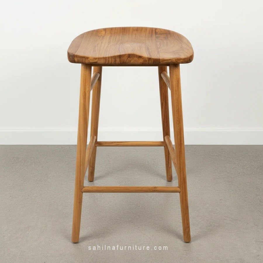 teak counter stool