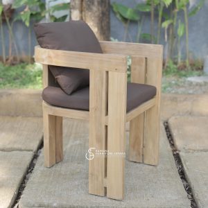 teak dining armchair