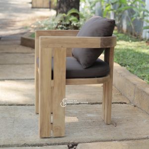 teak dining armchair