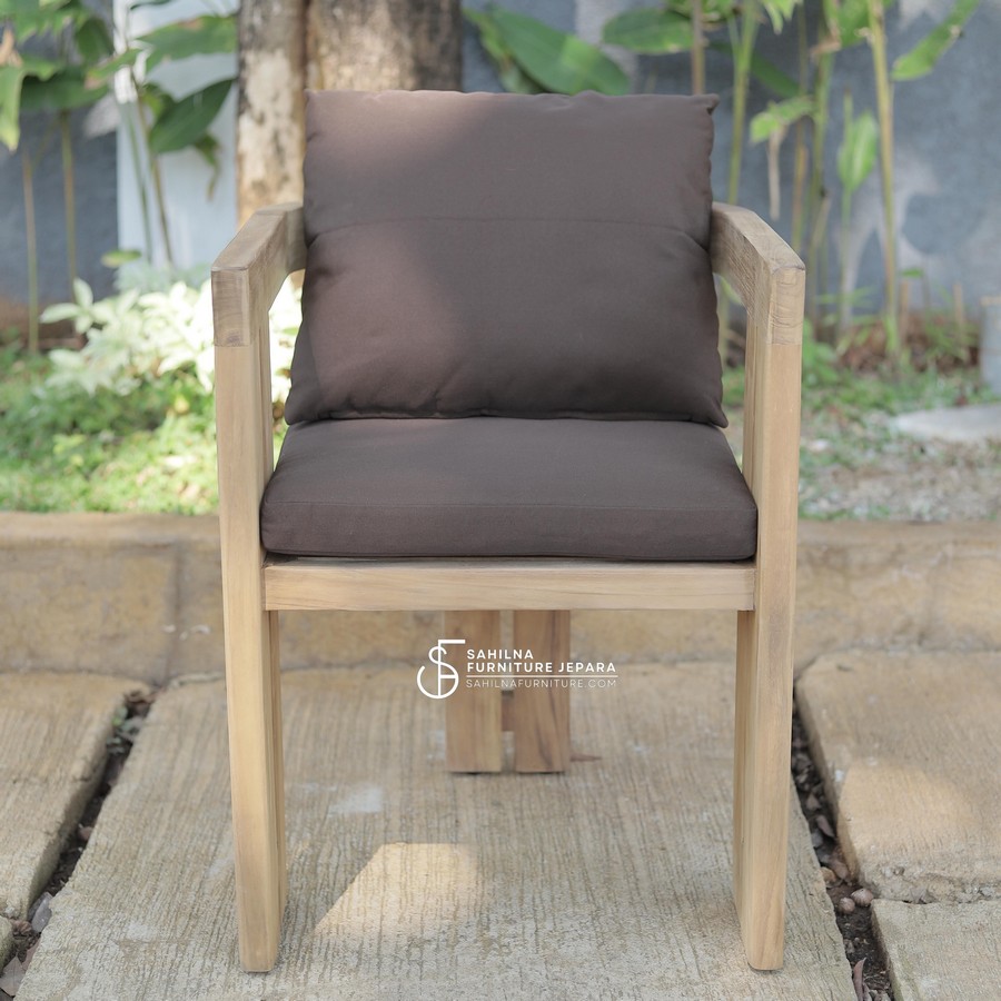 teak dining armchair