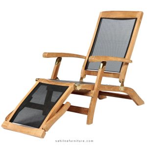 teak garden steamer chair