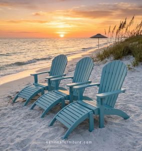turquoise adirondack chairs