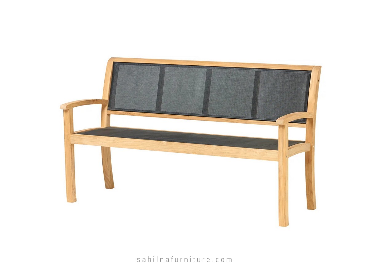 teak batyline outdoor bench