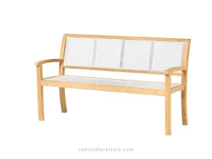 teak batyline outdoor bench