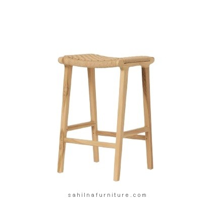 teak counter stool