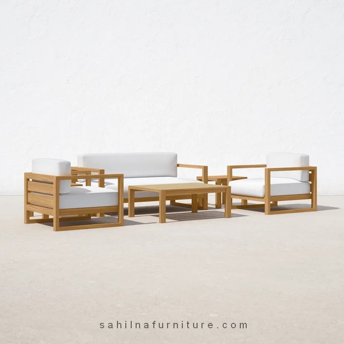 teak outdoor sofa set