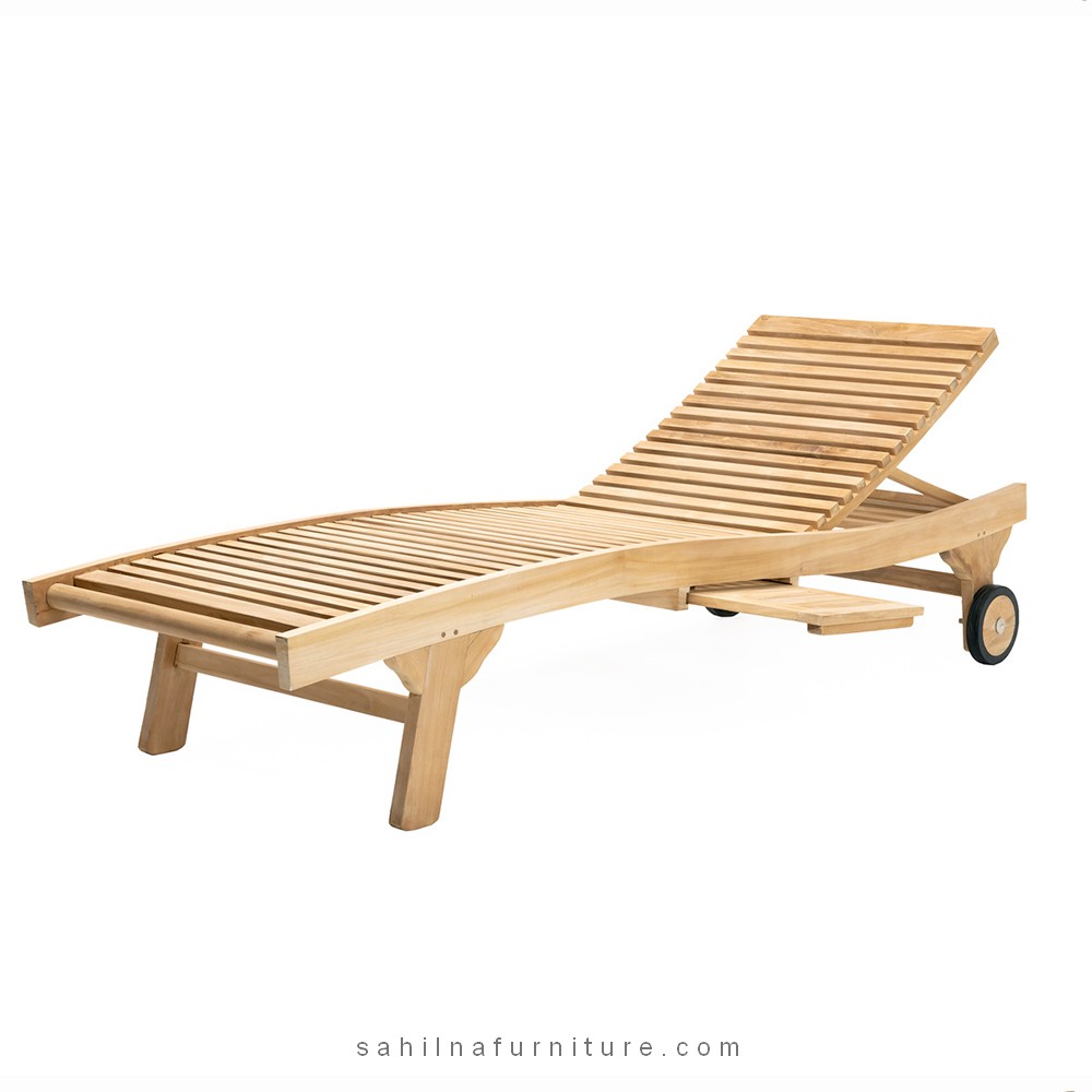 teak patio sun lounger